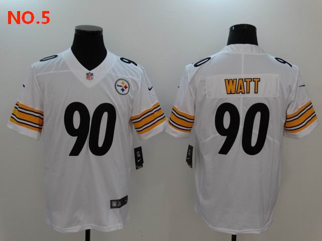 Cheap Men's Pittsburgh Steelers #90 T.J. Watt Jerseys-2